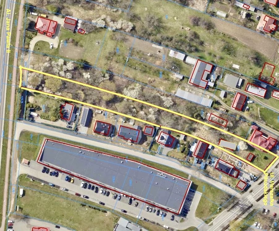 Działka budowlana Łęczna Centrum, ul. marsz. Piłsudskiego. Zdjęcie 3