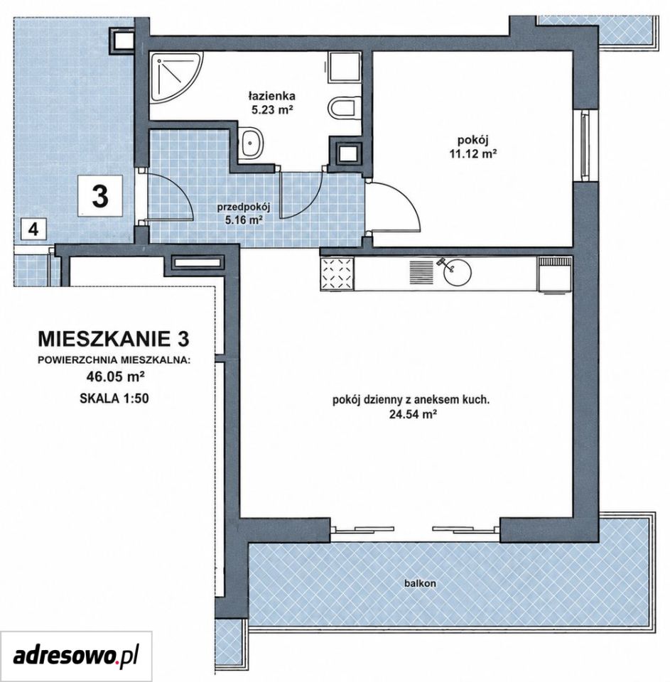Mieszkanie 2-pokojowe Bochnia, ul. Brzeźnicka. Zdjęcie 11