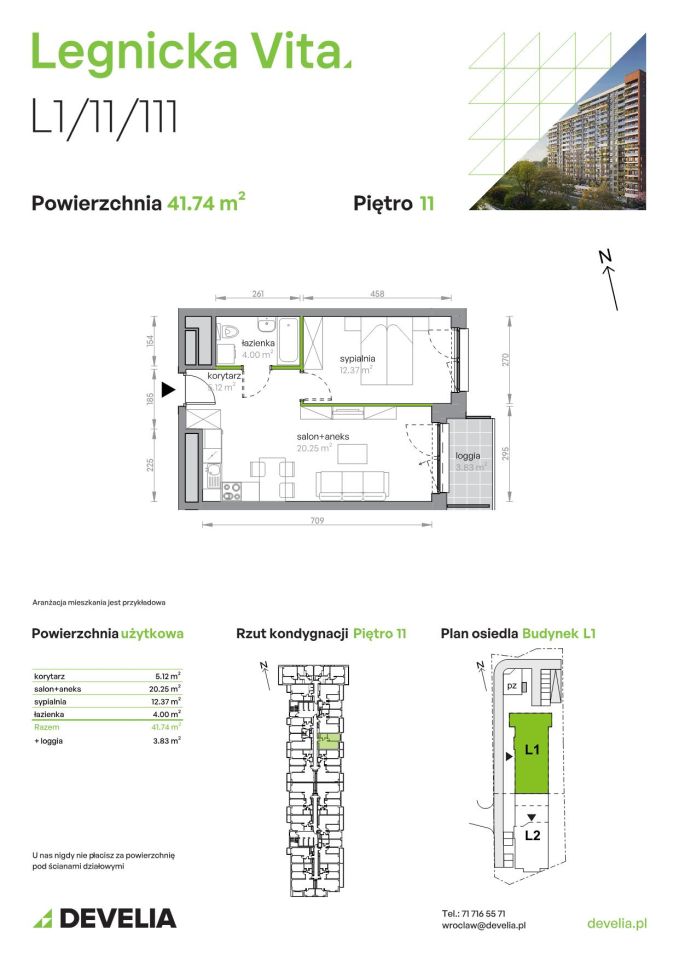 Mieszkanie 2-pokojowe Wrocław Popowice, ul. Legnicka. Zdjęcie 8