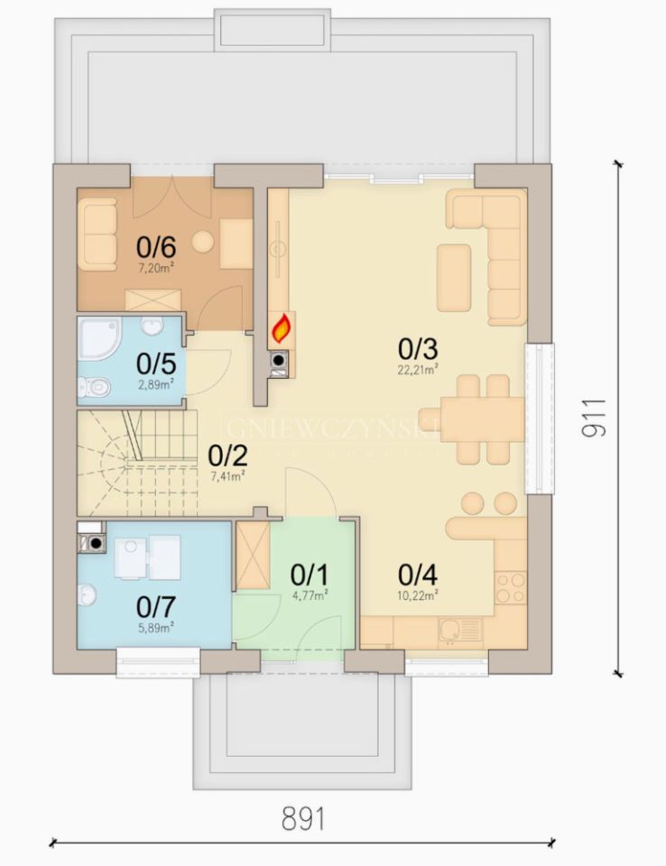 dom wolnostojący, 5 pokoi Grodków, ul. Zawadzkiego. Zdjęcie 4