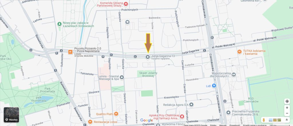 Lokal Warszawa Mokotów, ul. Jurija Gagarina. Zdjęcie 13