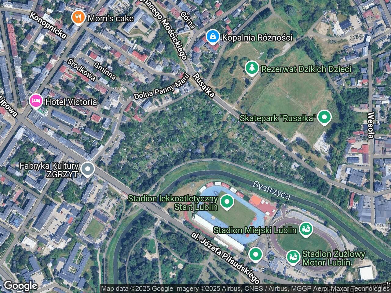 Działka rod Lublin Śródmieście, ul. Rusałka