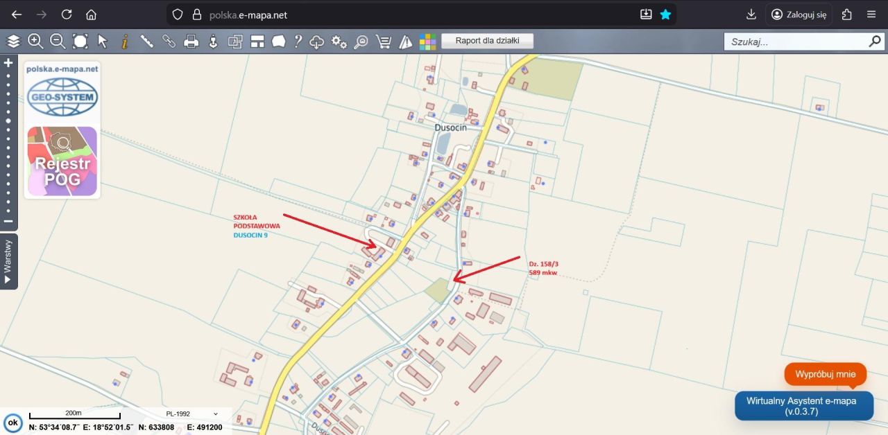 Działka budowlana Dusocin. Zdjęcie 4