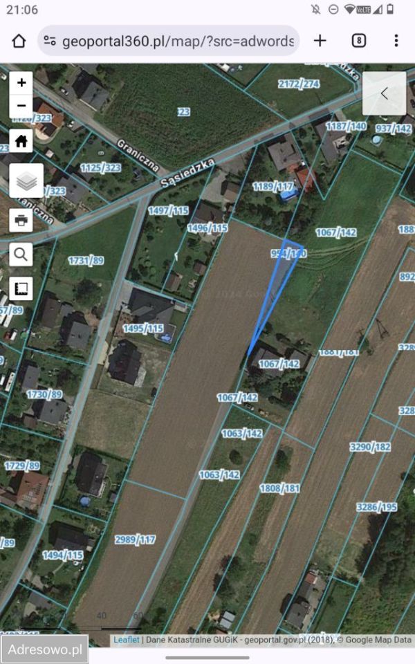 Działka inwestycyjna Rybnik Kamień pod Rzędówką, ul. Teofila Brzozy. Zdjęcie 5