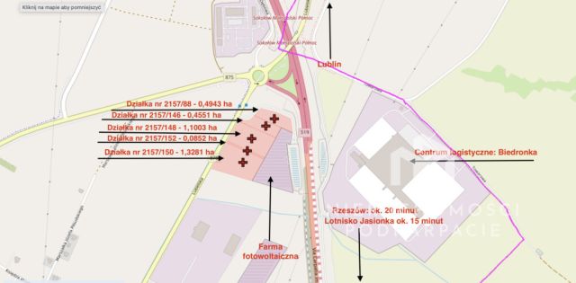 Działka inwestycyjna Sokołów Małopolski. Zdjęcie 1