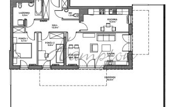 Mieszkanie 3-pokojowe Warszawa Mokotów, ul. Rajska