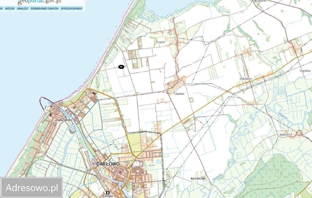 Działka rolna Cisowo