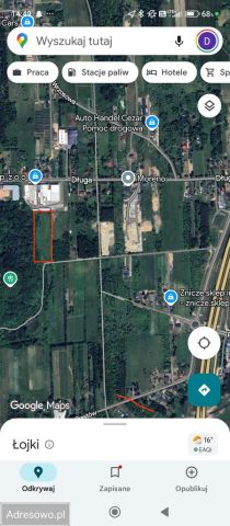 Działka inwestycyjna Łojki, ul. Polna. Zdjęcie 1