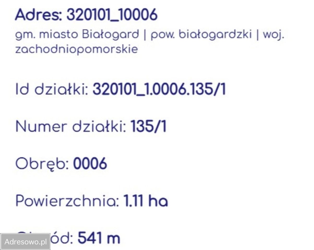 Działka inwestycyjna Białogard, ul. 1 Maja. Zdjęcie 4