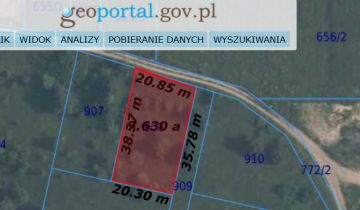 Działka budowlana Ryczówek Pod Lasem, ul. Krzewowa