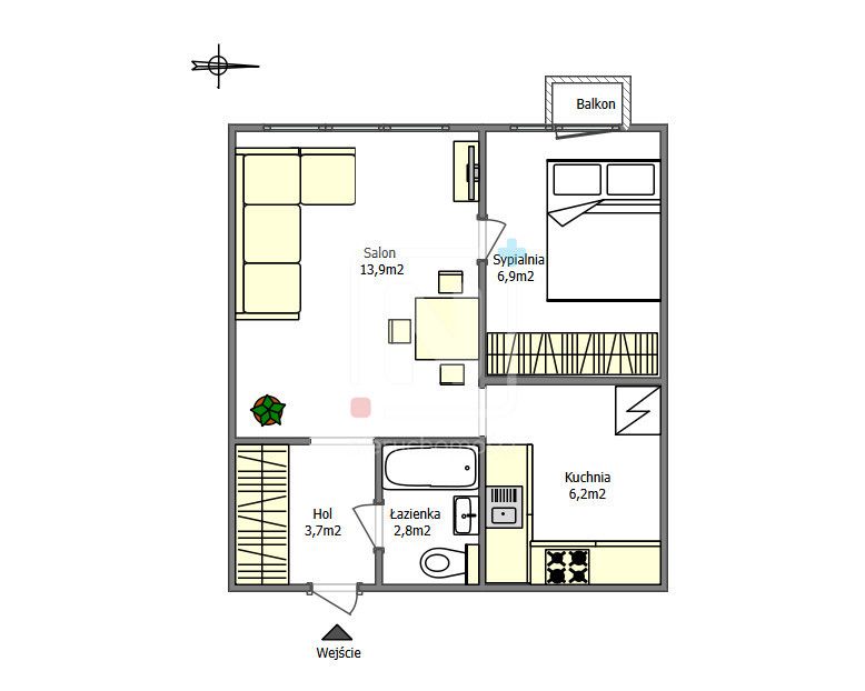 Mieszkanie 2-pokojowe Warszawa Targówek, ul. Toruńska. Zdjęcie 14