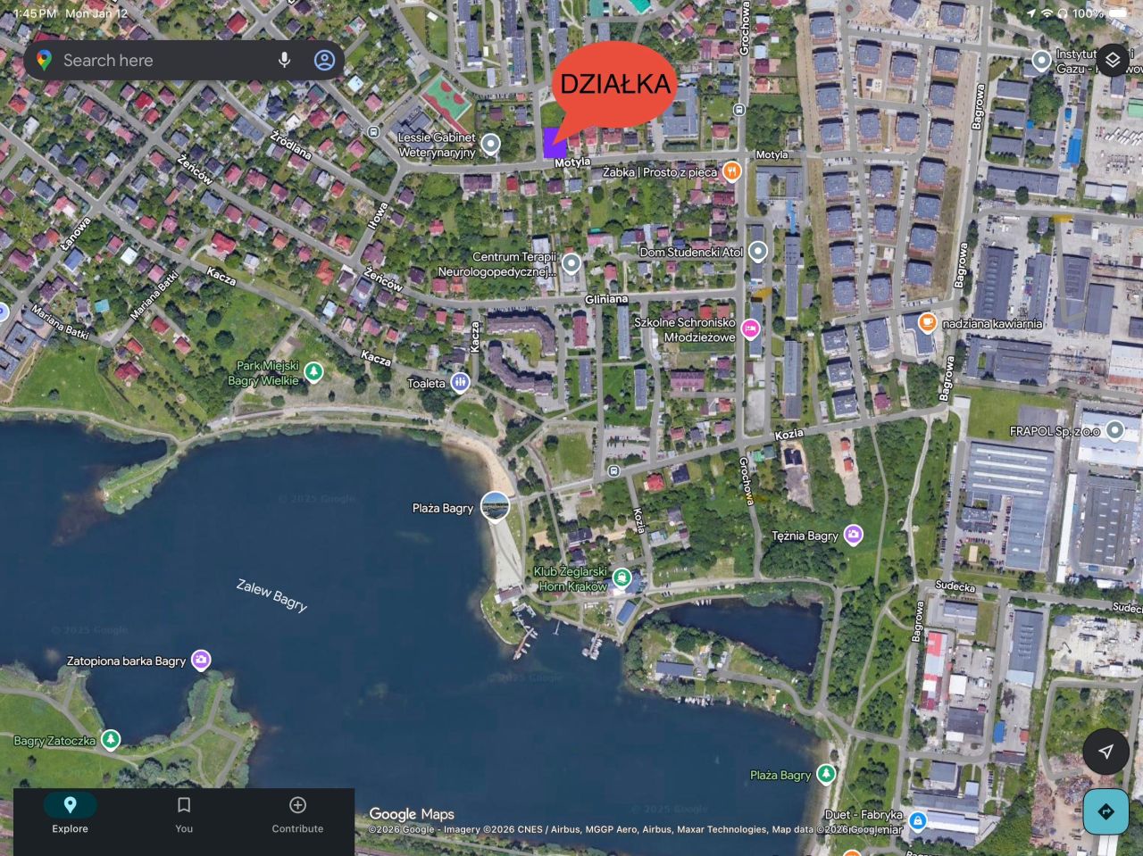 Działka budowlana Kraków Podgórze, ul. Motyla. Zdjęcie 6