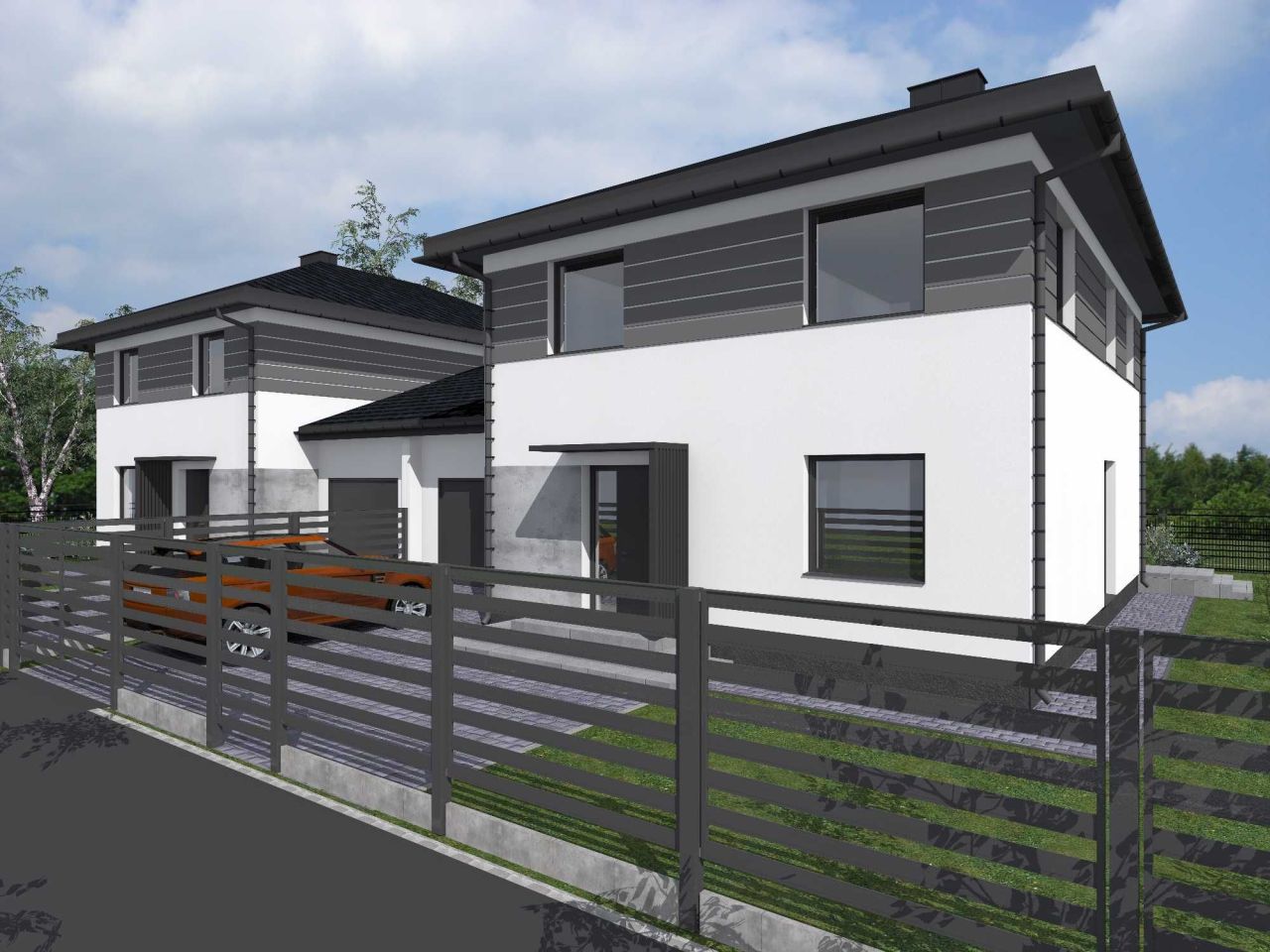 bliźniak, 3 pokoje Dłużka. Zdjęcie 5