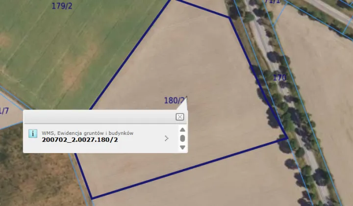 Działka rolna Podgórze, ul. Złota