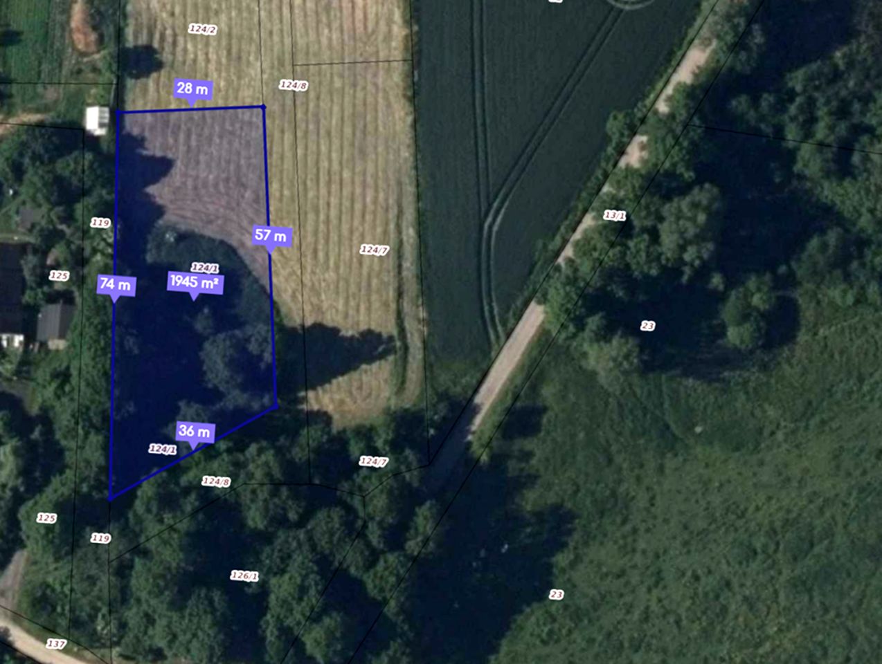 Działka budowlana Stara Różanka. Zdjęcie 2