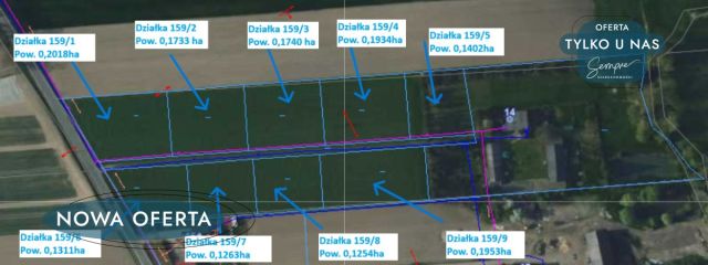 Działka budowlana Wójcice. Zdjęcie 5