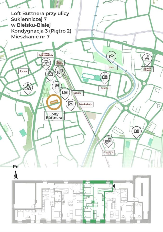 Mieszkanie 3-pokojowe Bielsko-Biała Śródmieście. Zdjęcie 7
