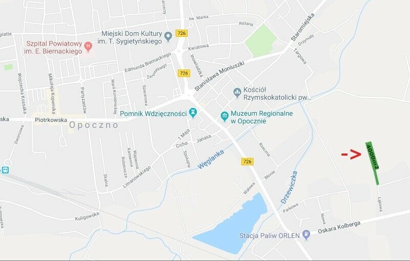 Działka budowlana Opoczno, ul. Łąkowa. Zdjęcie 6