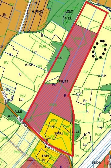 Działka inwestycyjna Budy Mszczonowskie, ul. Żwirowa. Zdjęcie 2