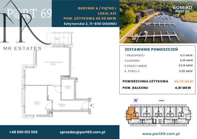Mieszkanie 2-pokojowe Ogonki, ul. Sztynorcka. Zdjęcie 25