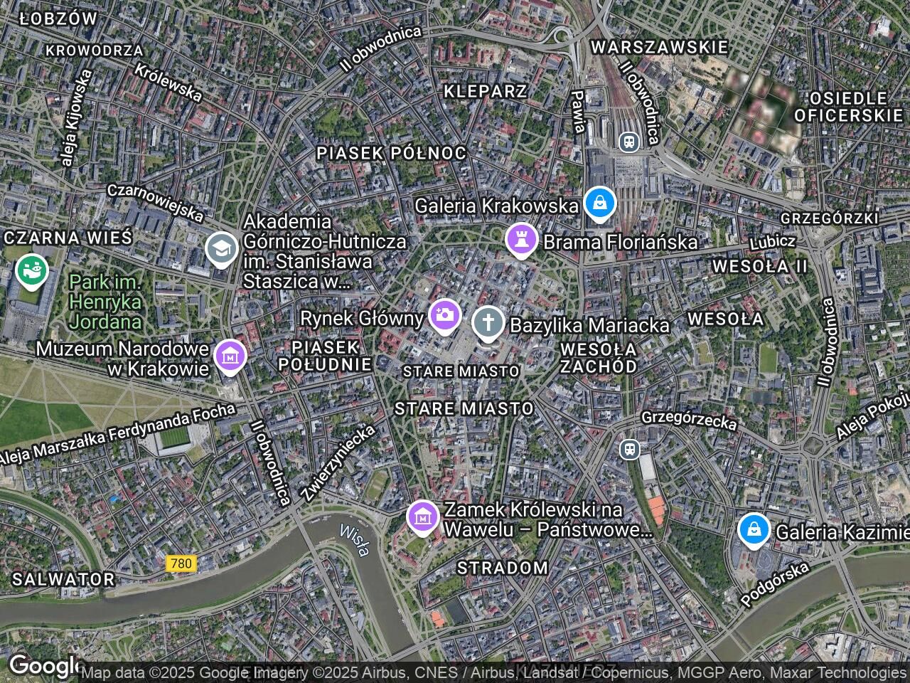 Lokal Kraków Stare Miasto, rynek Główny