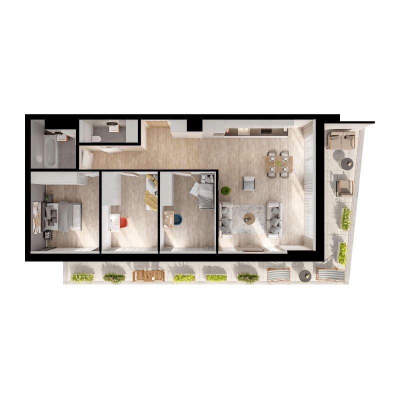 Mieszkanie 4-pokojowe Mysiadło. Zdjęcie 9