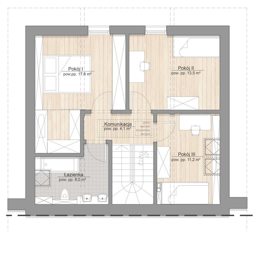 bliźniak, 5 pokoi Zabierzów, ul. Konwaliowa. Zdjęcie 13