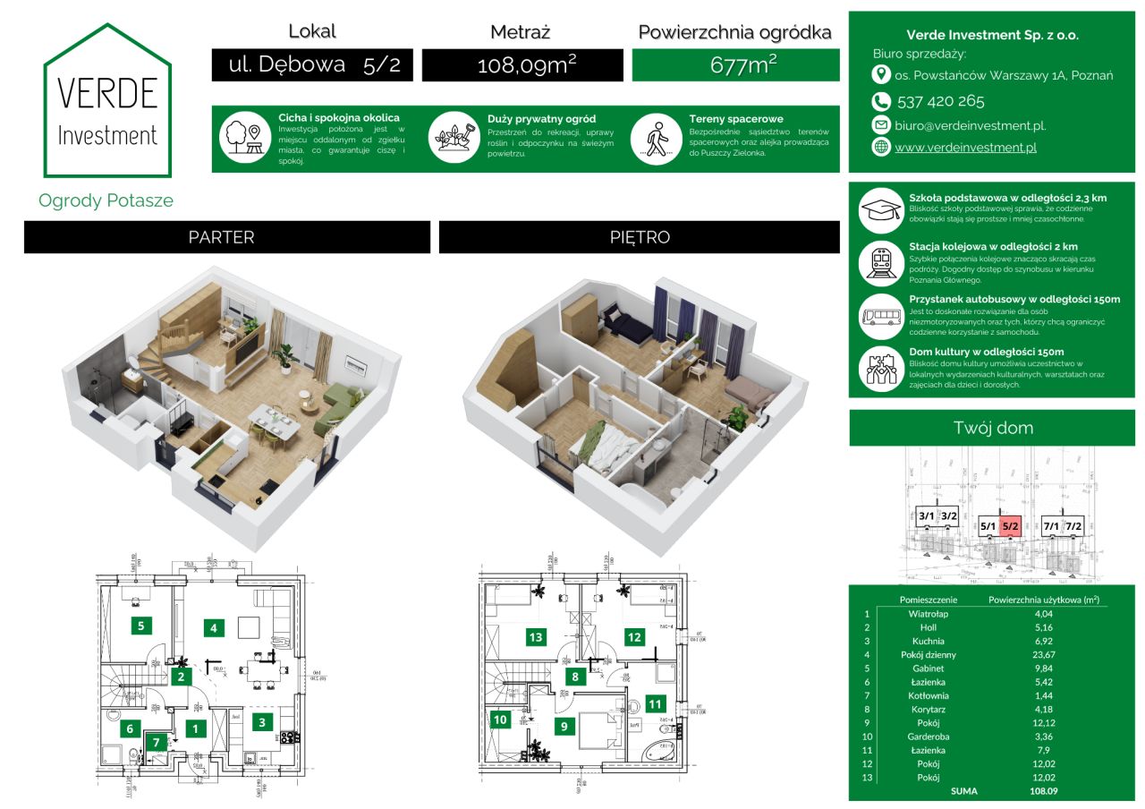 bliźniak, 5 pokoi Potasze, ul. Dębowa. Zdjęcie 11