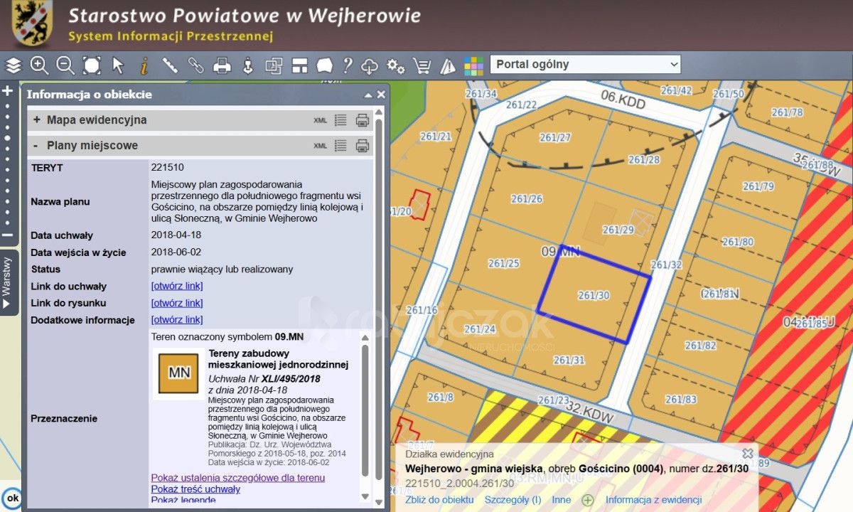 Działka budowlana Gościcino, ul. Granitowa. Zdjęcie 10