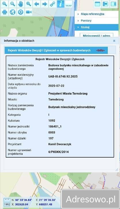 Działka rolno-budowlana Tarnobrzeg Miechocin, ul. Kajmowska. Zdjęcie 3