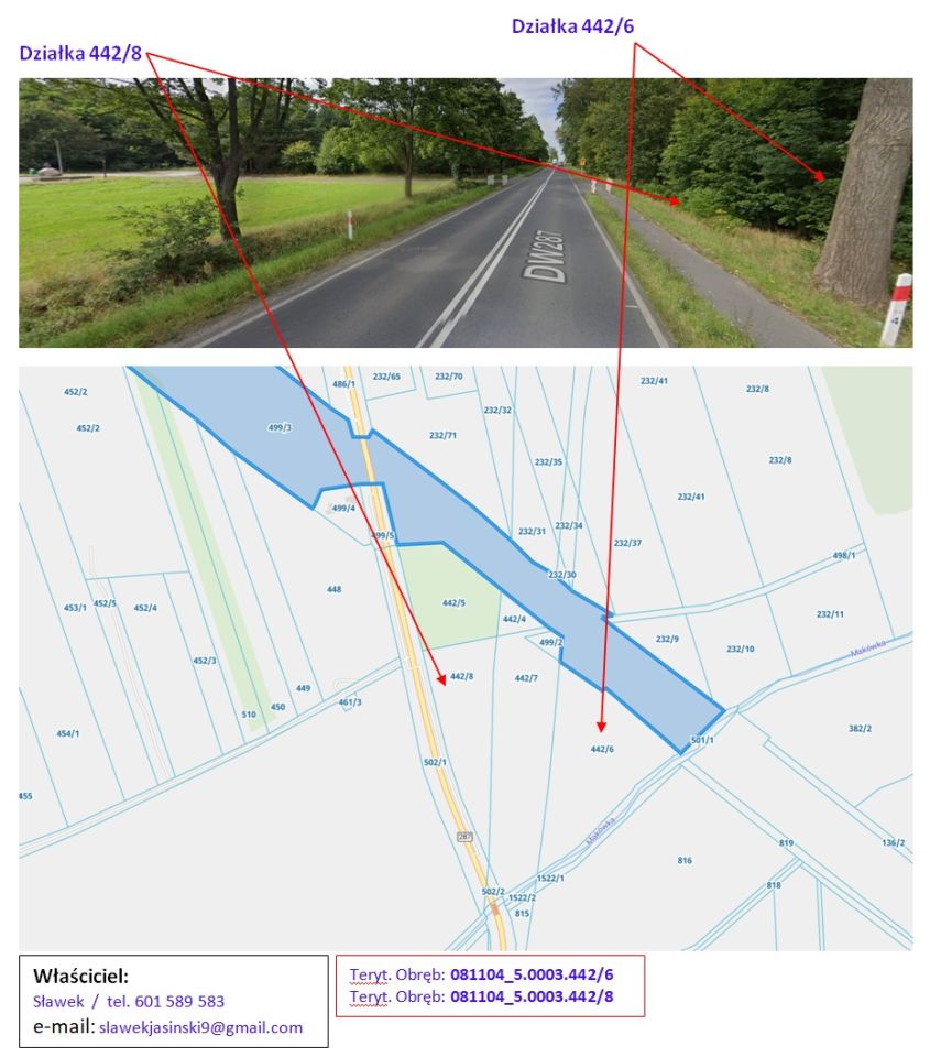 Działka rolna Jasień. Zdjęcie 3