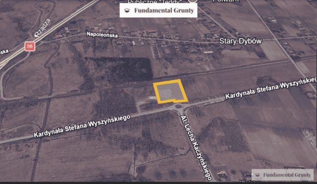 Działka inwestycyjna Stary Dybów, ul. Kardynała Stefana Wyszyńskiego. Zdjęcie 1