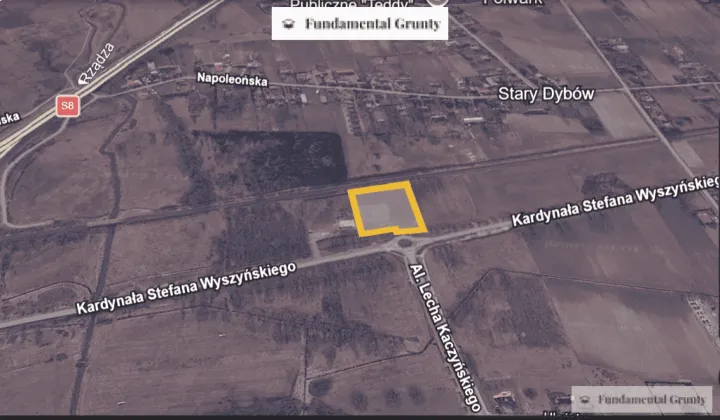 Działka inwestycyjna Stary Dybów, ul. Kardynała Stefana Wyszyńskiego