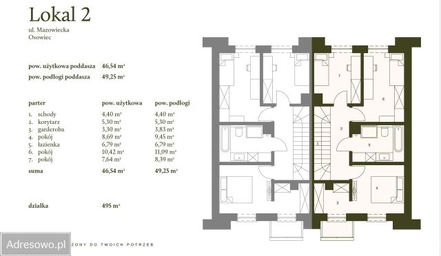 bliźniak, 4 pokoje Osowiec, ul. Mazowiecka. Zdjęcie 7