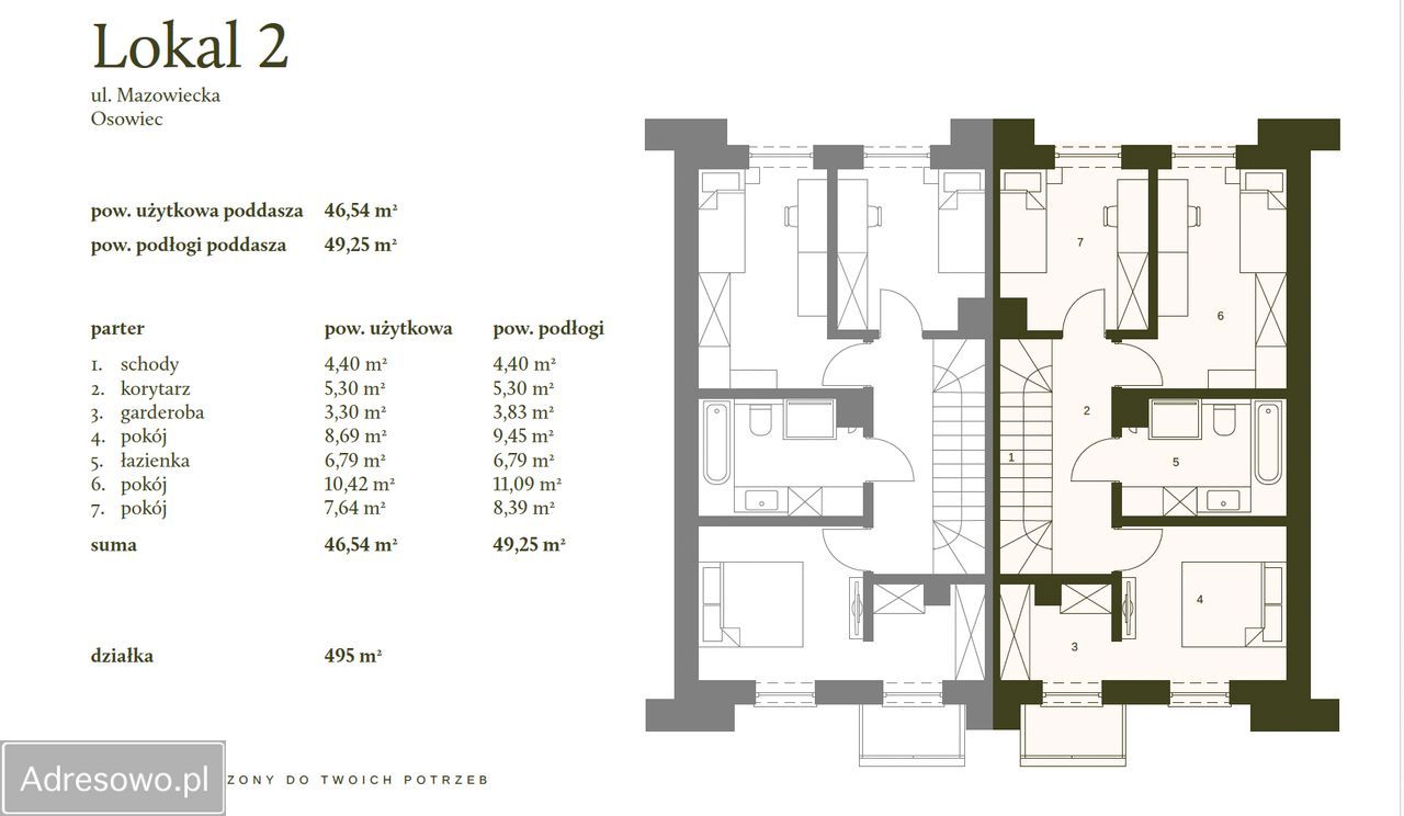 bliźniak, 4 pokoje Osowiec, ul. Mazowiecka. Zdjęcie 7