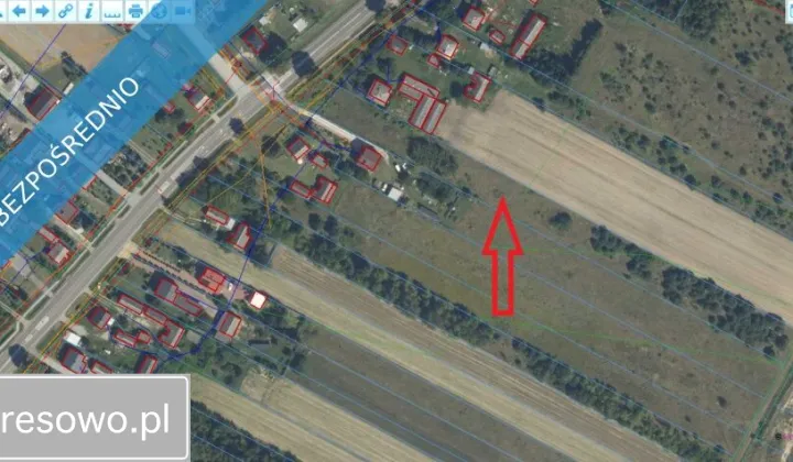 Działka rolno-budowlana Chustki