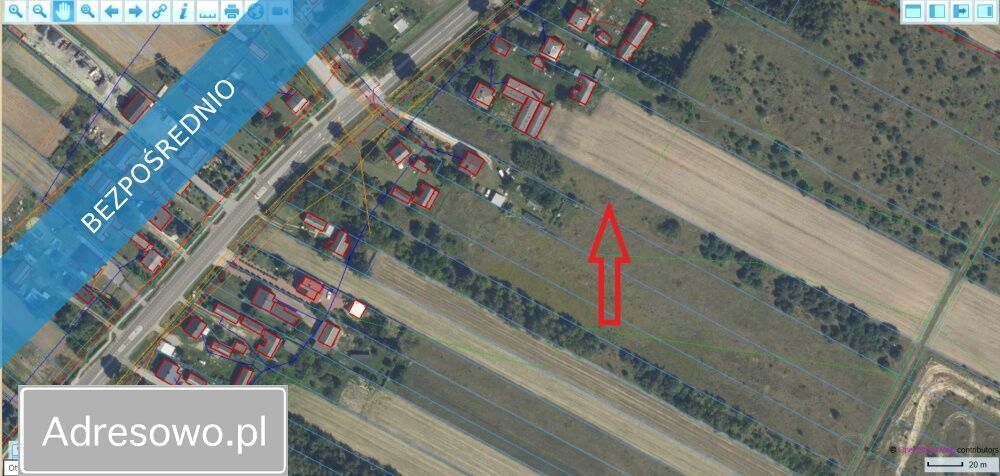 Działka rolno-budowlana Chustki