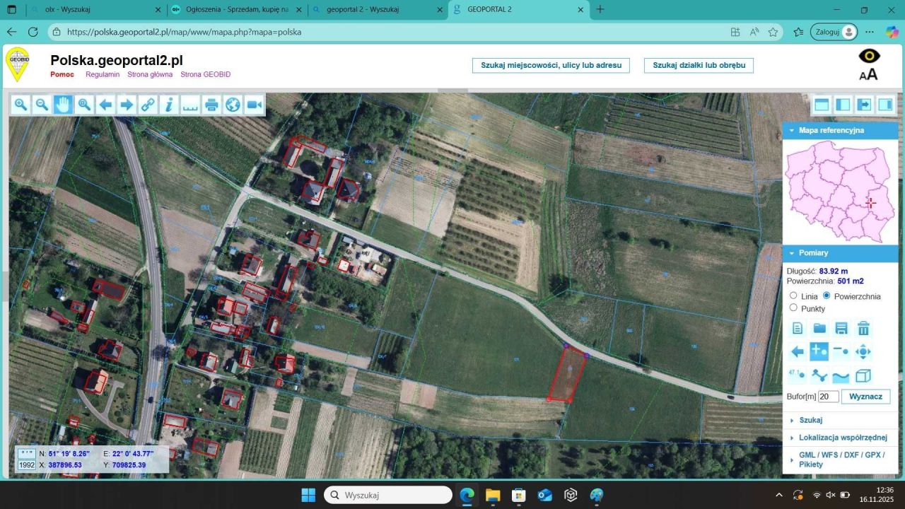 Działka rolno-budowlana Skowieszynek