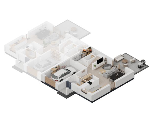 bliźniak, 5 pokoi Turka. Zdjęcie 25