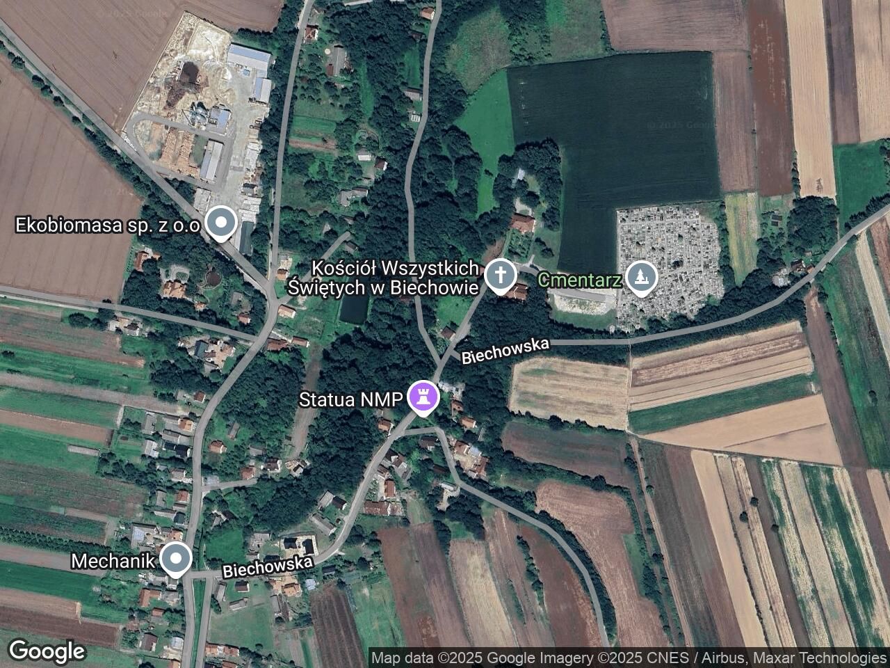 Działka budowlana Biechów