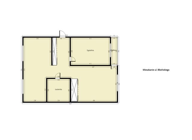 Mieszkanie 2-pokojowe Kalisz, ul. ks. Wacława Blizińskiego. Zdjęcie 15
