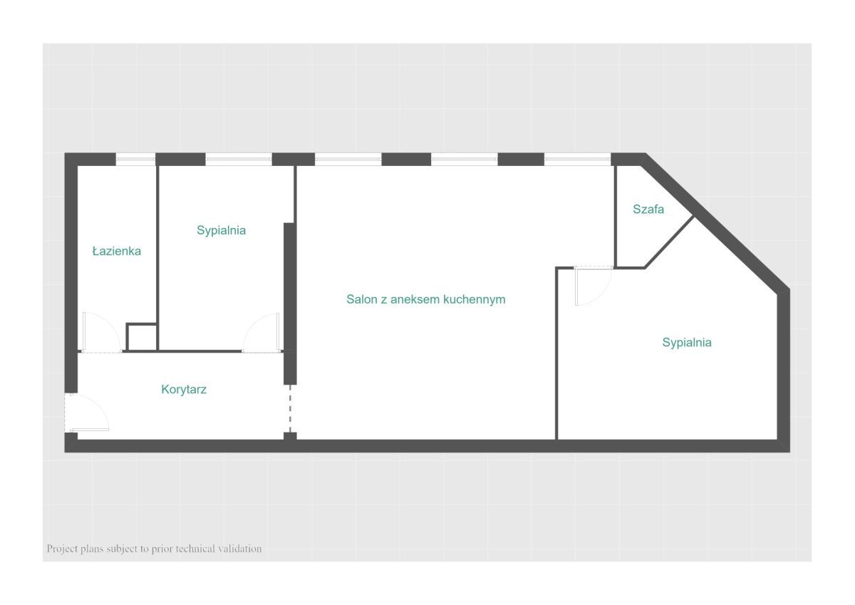 Mieszkanie 3-pokojowe Poznań Centrum, ul. Grobla. Zdjęcie 16