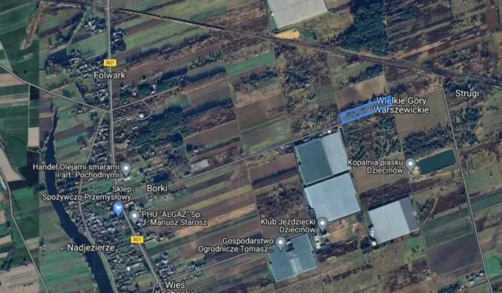 Działka rolna Dziecinów