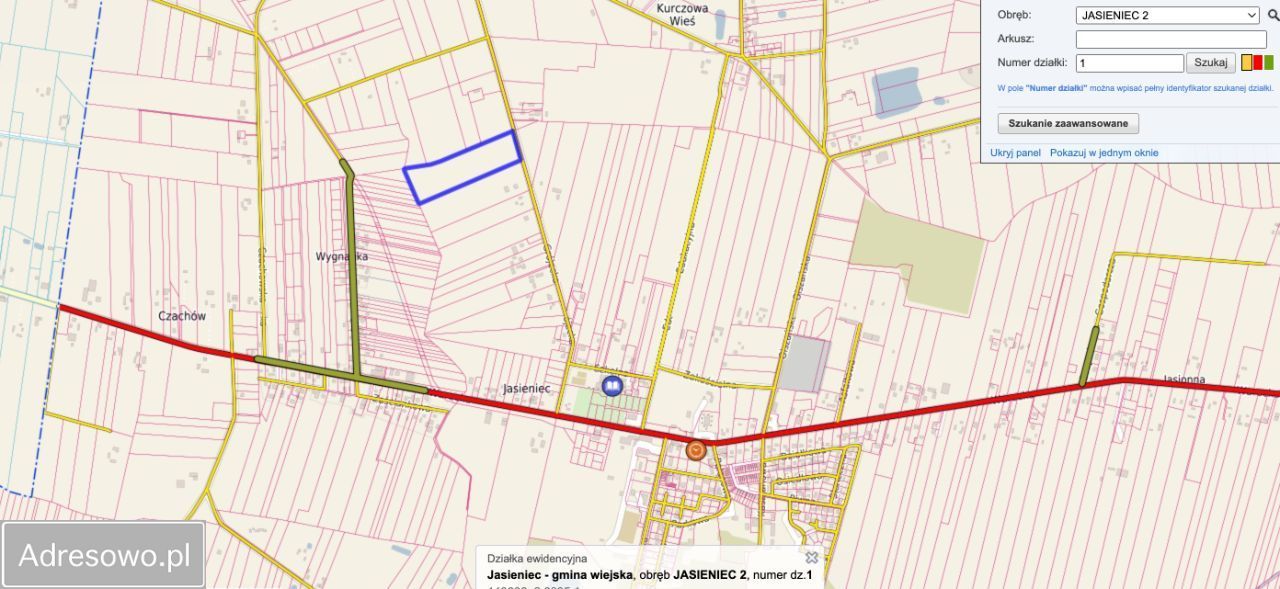 Działka budowlana Jasieniec. Zdjęcie 2