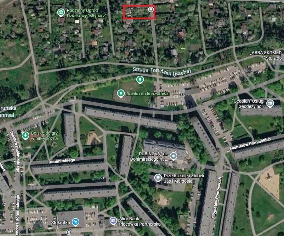 Działka rod Toruń Rubinkowo, ul. Teodora Donimirskiego. Zdjęcie 8