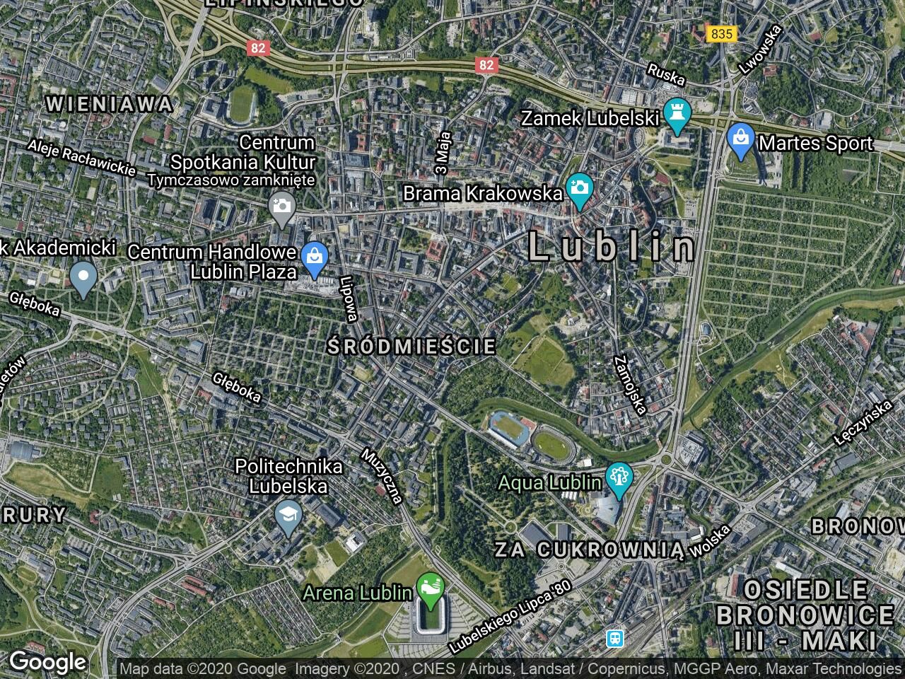 mapa lublin ul graniczna Mieszkanie Lublin, ul. Graniczna, bez pośrednika   28 m2   170 000