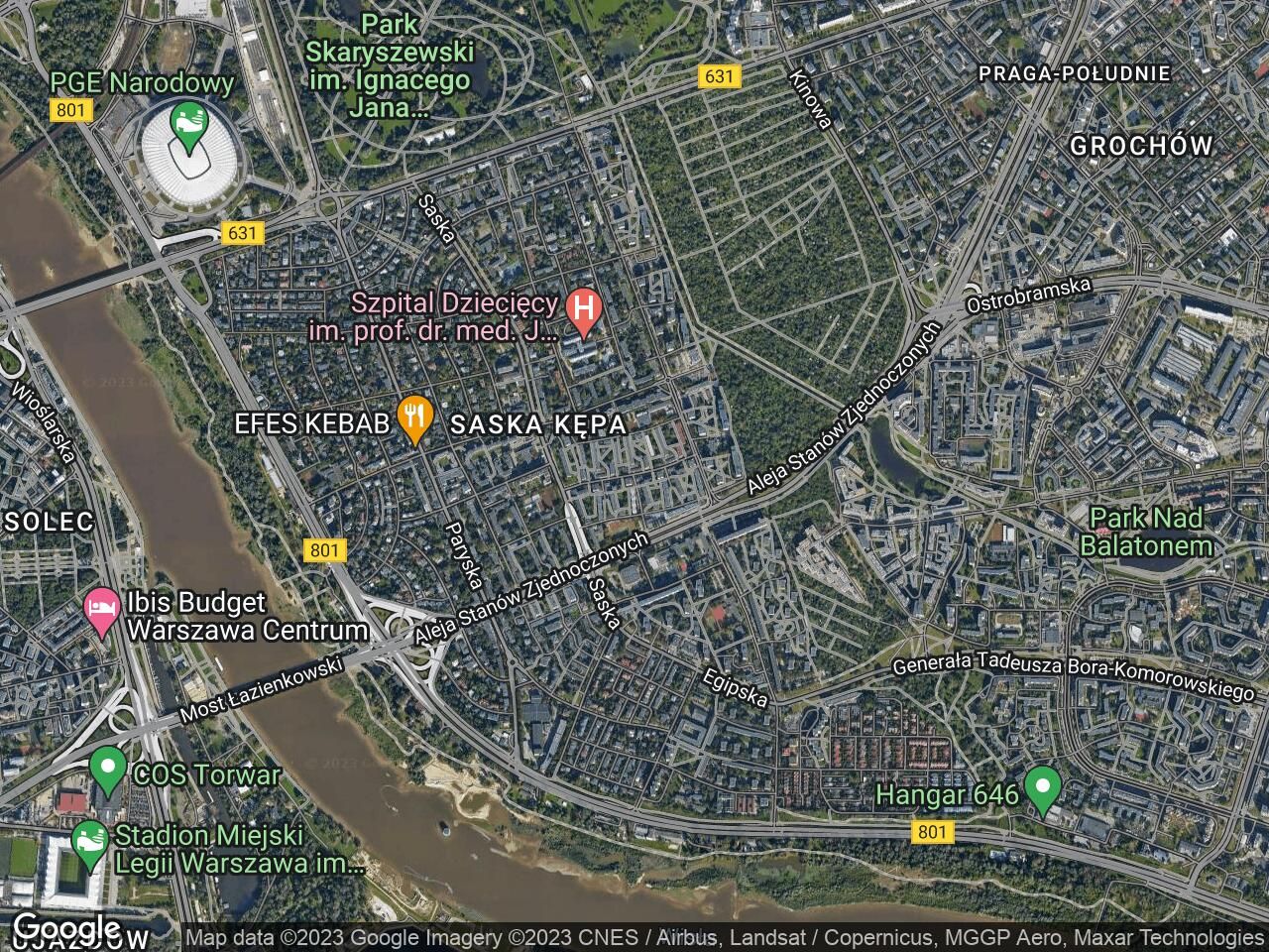 Mieszkanie 2-pokojowe Warszawa Saska Kępa, ul. Brazylijska