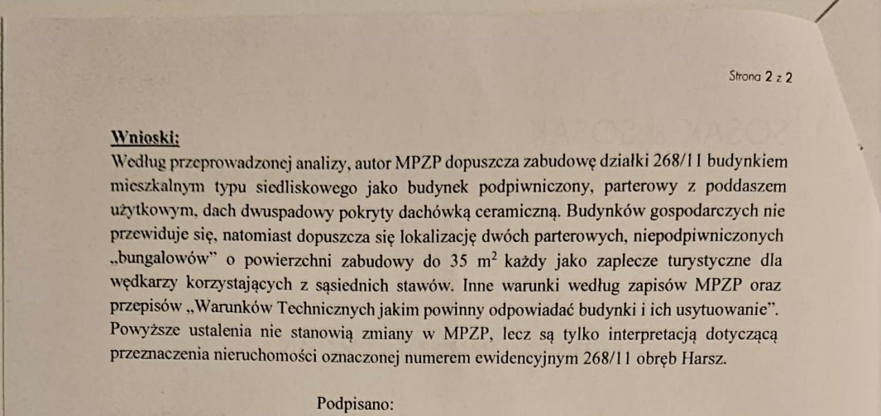 Działka siedliskowa Harsz Cegielnia. Zdjęcie 2