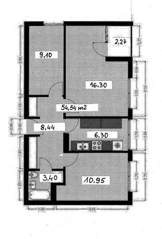 Mieszkanie 3-pokojowe Warszawa Mokotów. Zdjęcie 4