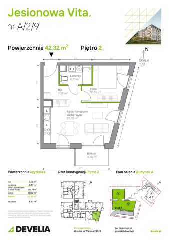 Mieszkanie 2-pokojowe Gdańsk Wrzeszcz, ul. Jesionowa. Zdjęcie 6